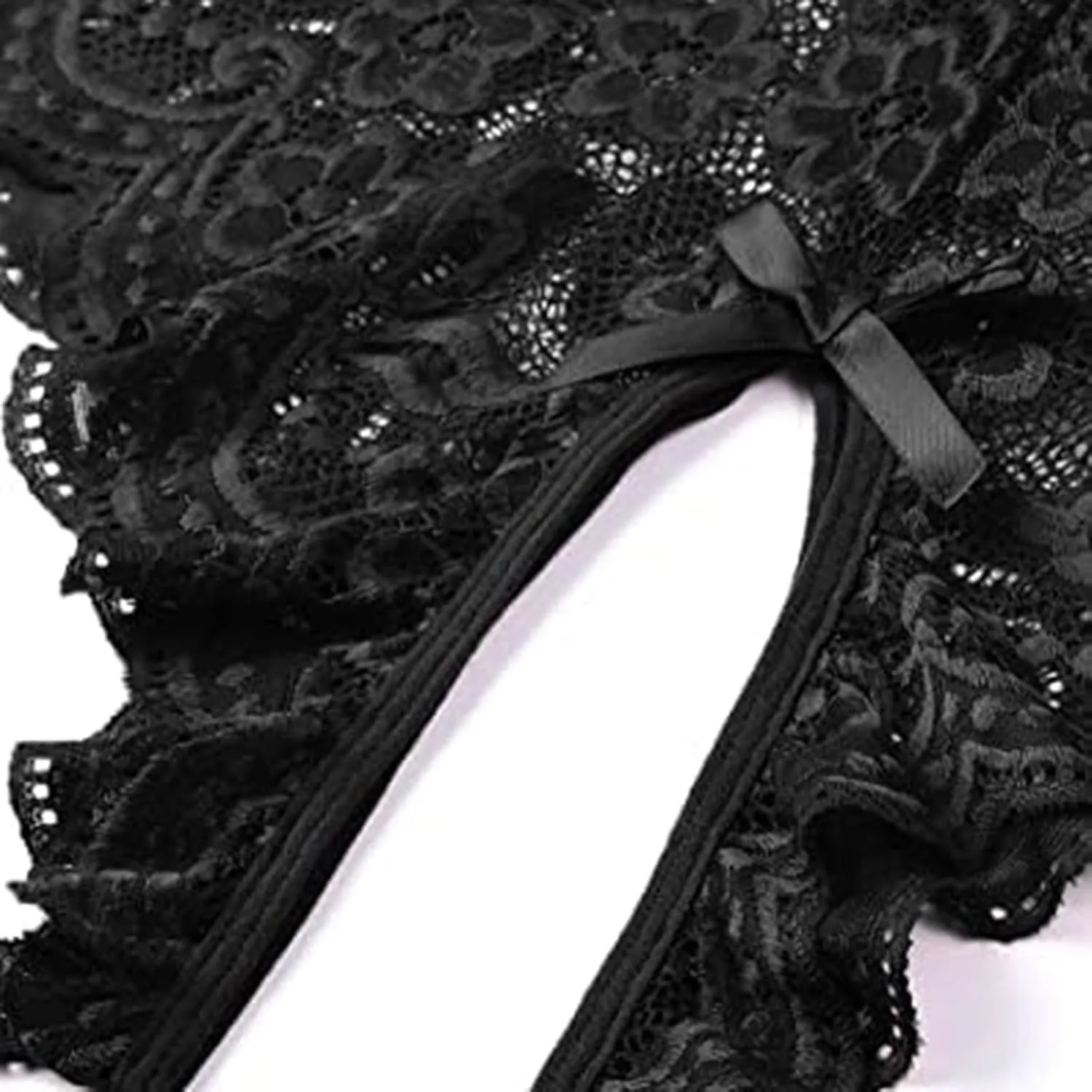 Lingerie for Women Sets with Garter Belt Lingerie Sleepwear Lingerie Teddy Bodysuit Floral Fishnet Lace