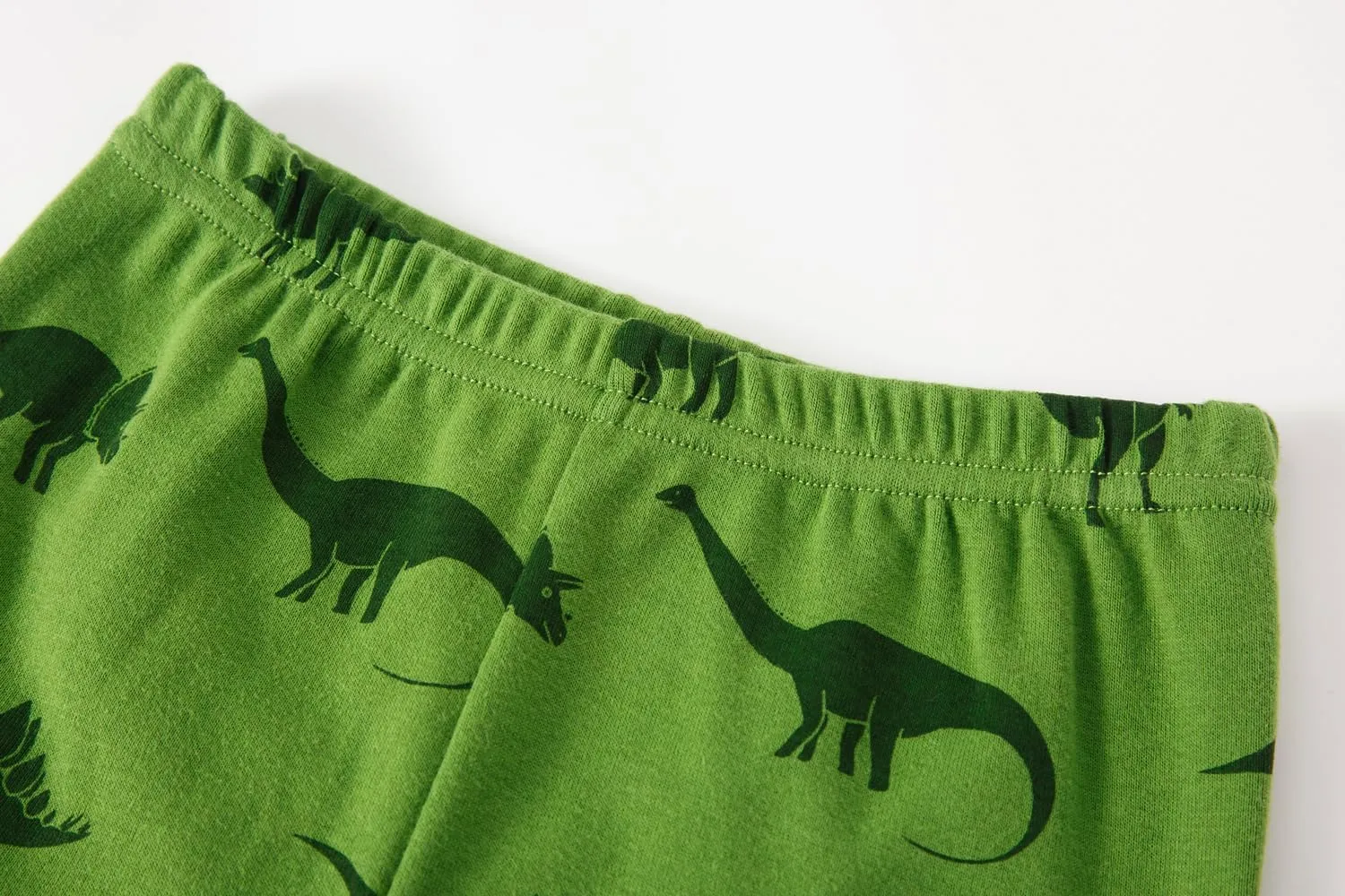 Little Boys Short Set Pajamas for Boys 100% Cotton Toddler Train Dinosaur Sleepwear Summer Clothes Size 2-7T