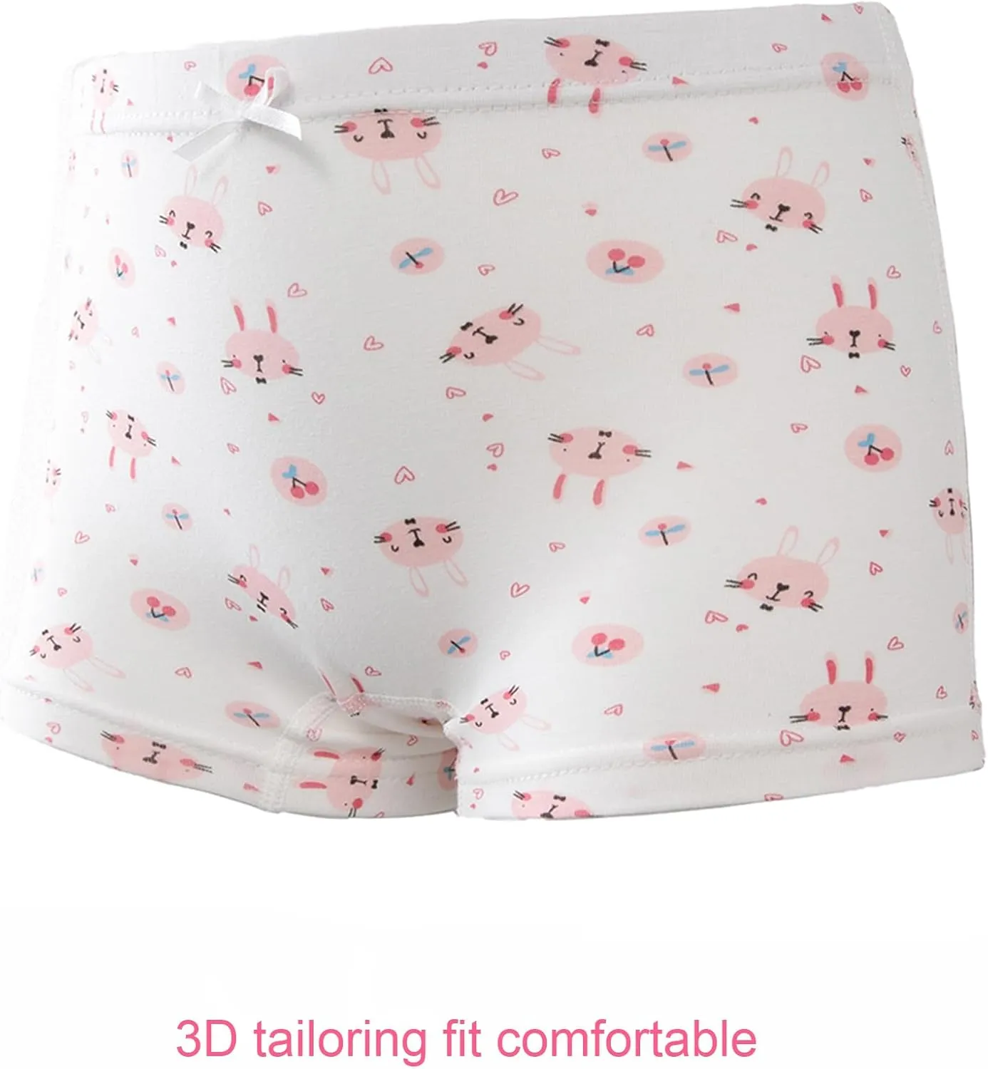 Little Girls Cotton Boy Shorts Toddler Panties Baby Princess Underwear (Pack of 4)