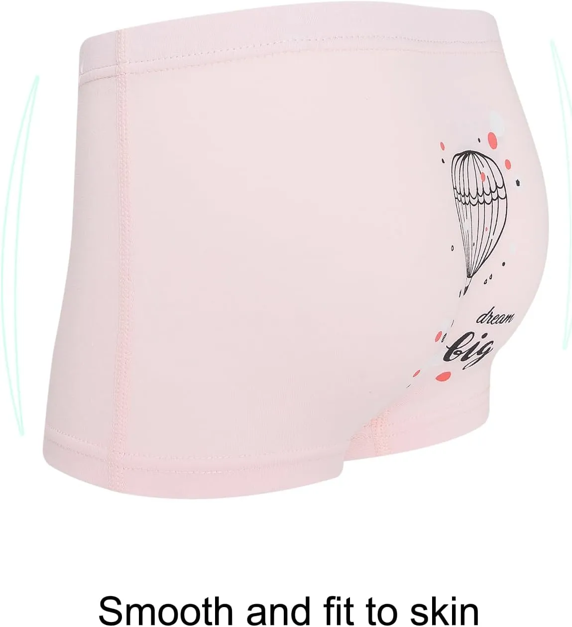 Little Girls Cotton Boy Shorts Toddler Panties Baby Princess Underwear (Pack of 4)