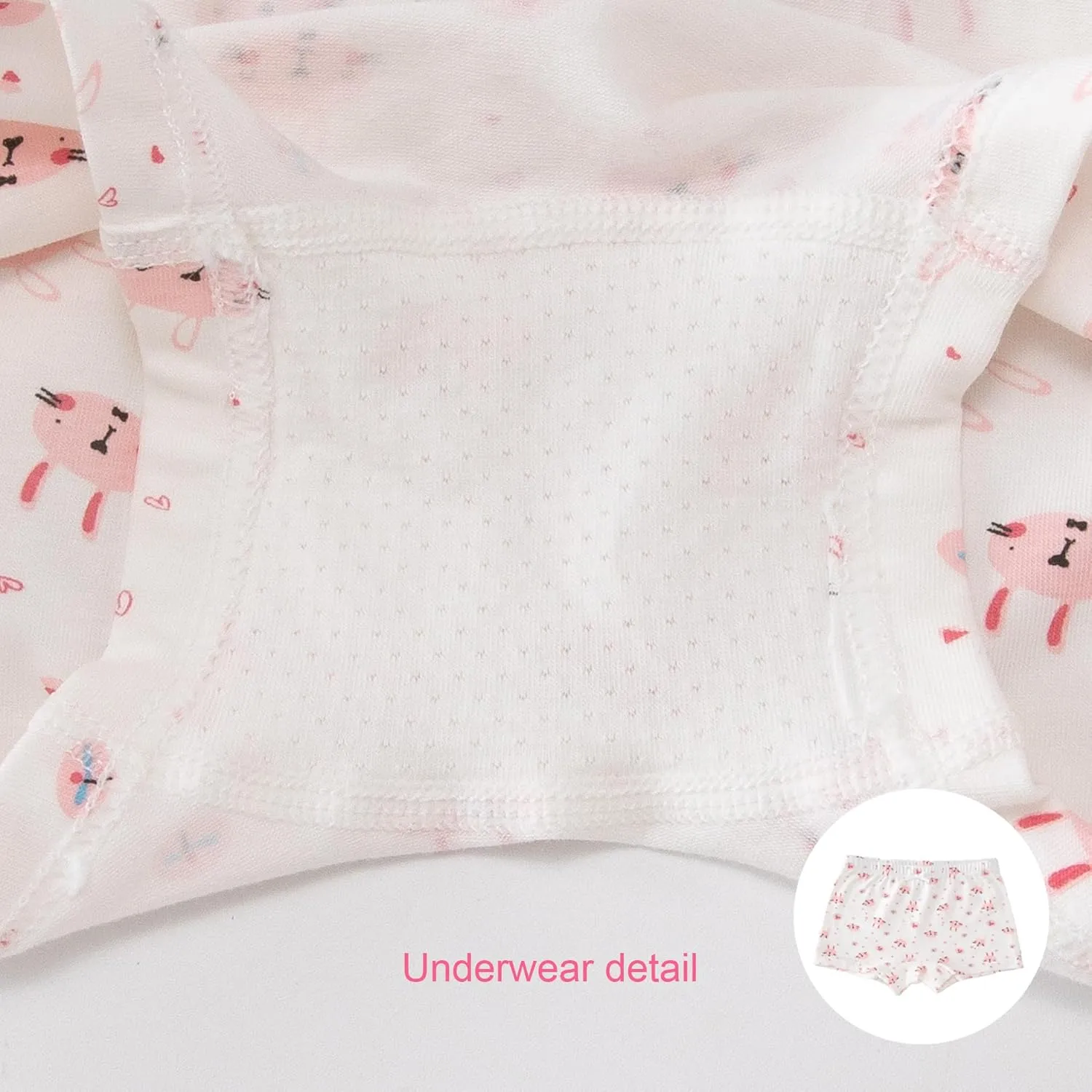 Little Girls Cotton Boy Shorts Toddler Panties Baby Princess Underwear (Pack of 4)