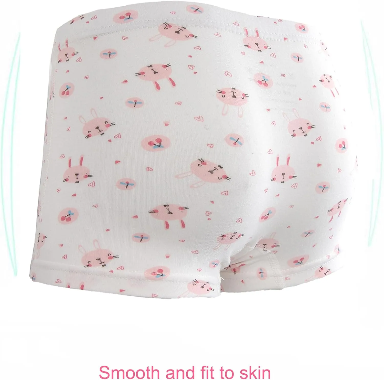 Little Girls Cotton Boy Shorts Toddler Panties Baby Princess Underwear (Pack of 4)