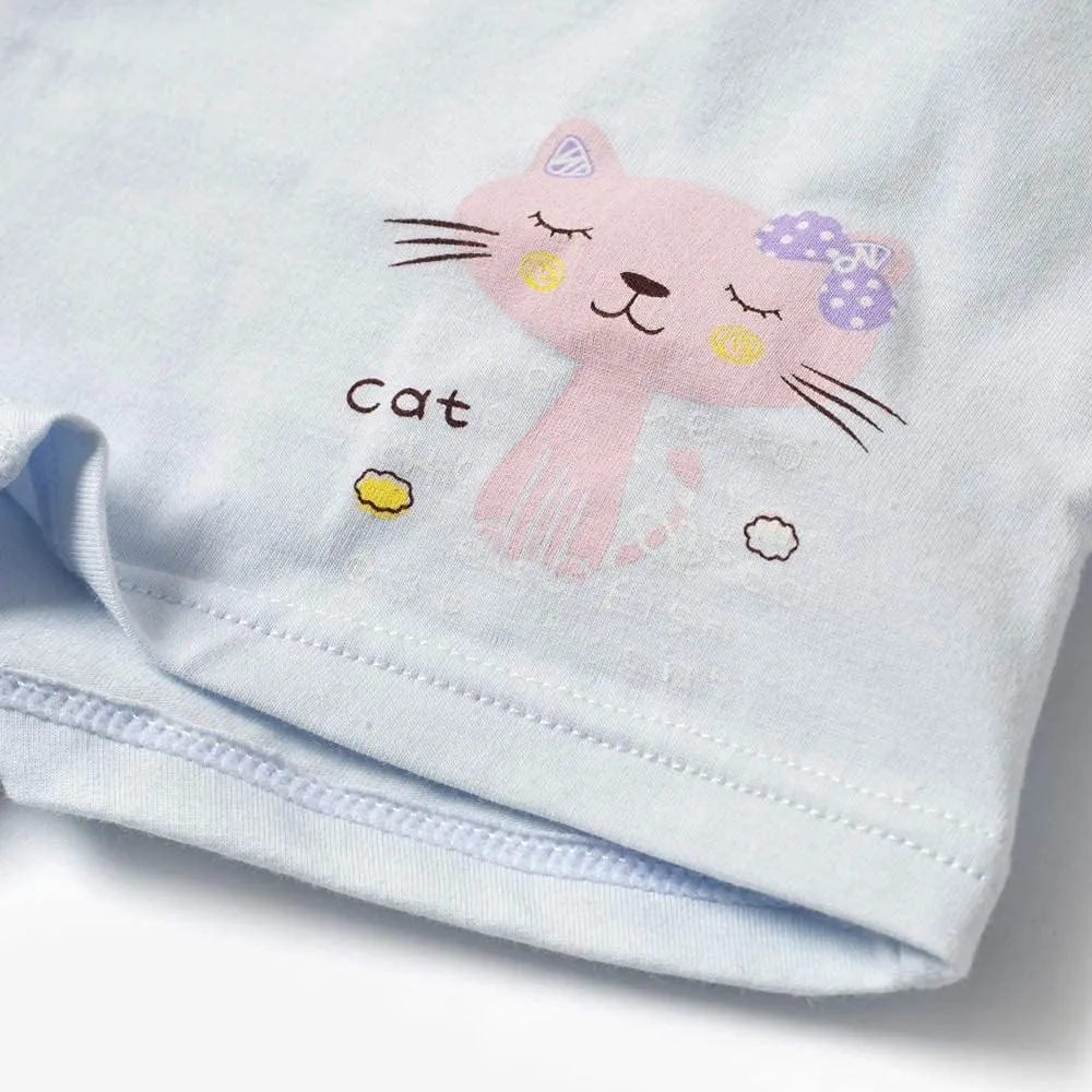 Little Girls Cotton Boy Shorts Toddler Panties Baby Princess Underwear (Pack of 5)