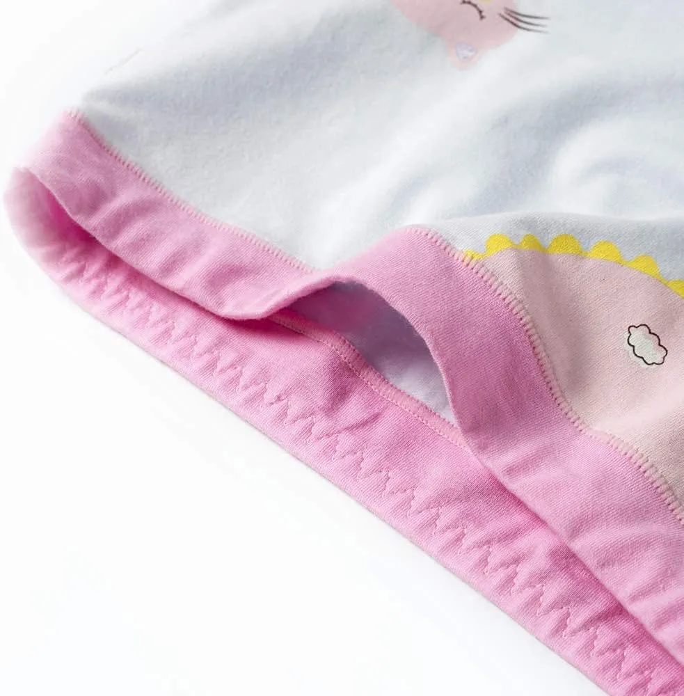 Little Girls Cotton Boy Shorts Toddler Panties Baby Princess Underwear (Pack of 5)