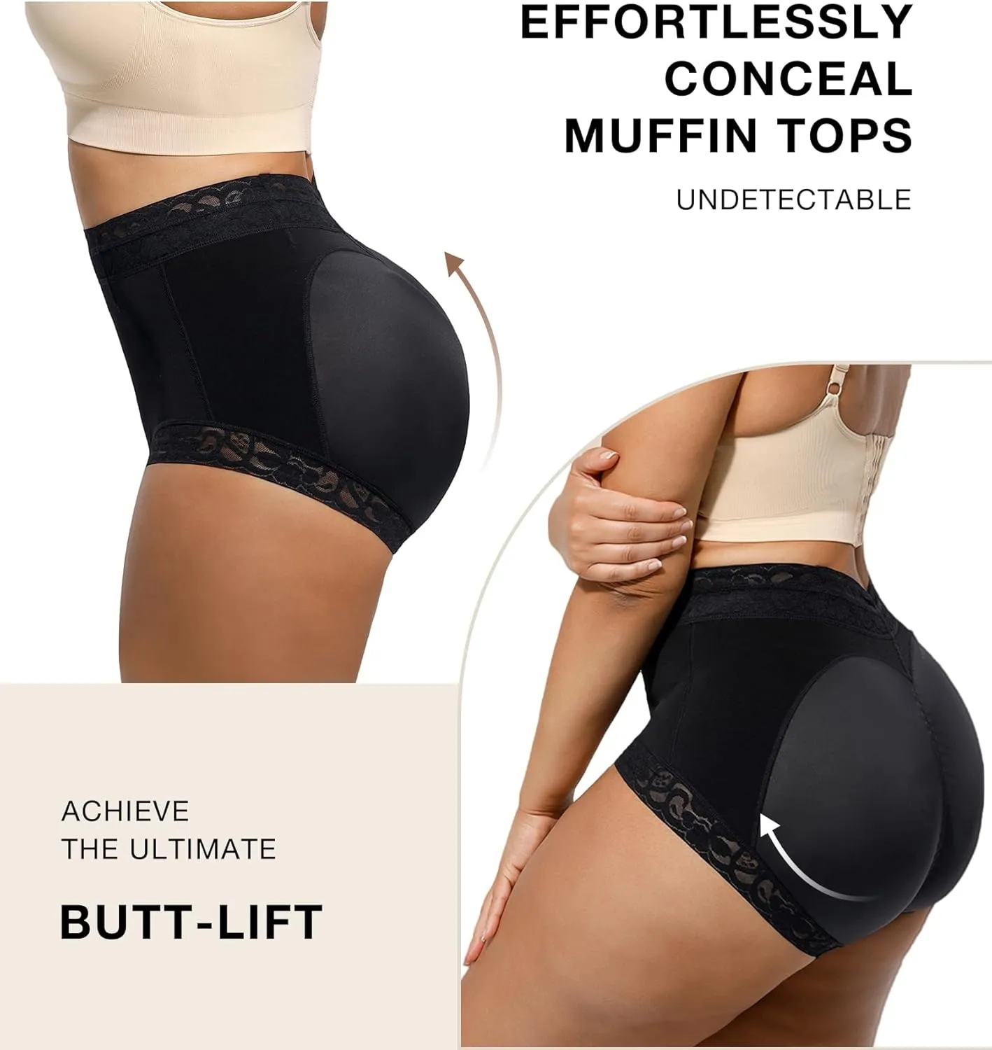 Lover-Beauty Butt Lifter Shapewear Panties Faja Shorts Body Shaper Tummy Control Butt Lifting Underwear Panties for Women