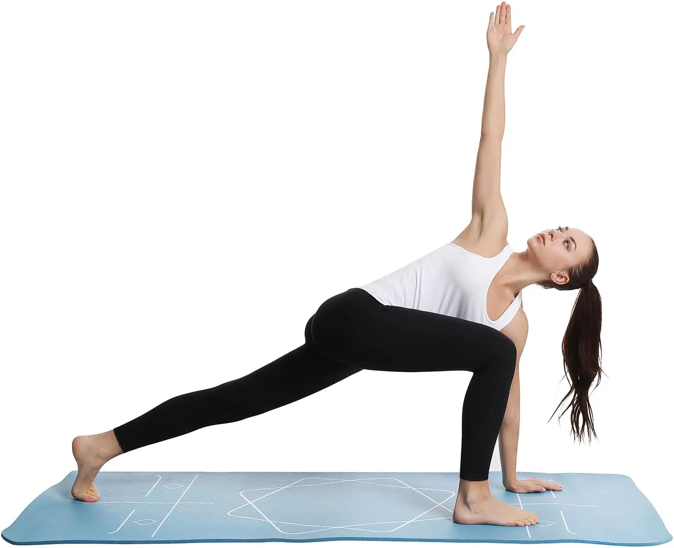 MATHACINO Yoga Tank Tops for Women with Built in Bra Workout Tops Yoga Shirts Athletic Camisole Longline Sports Bra Tanks
