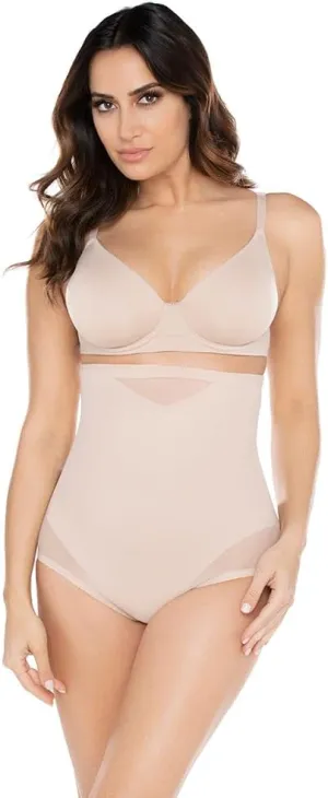 Miraclesuit Women's Shapewear Surround Support Shaping Hi Waist Brief Underwear