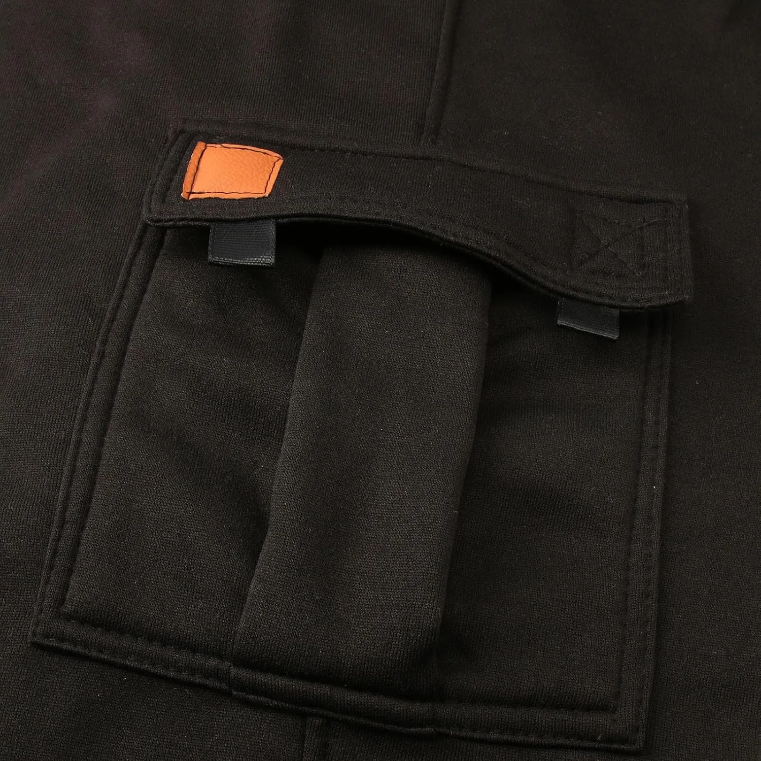 Outdoor Cargo Hiking Pants Bunched Feet Multi Pocket Cargo Pants for Active Gym Track Jogging Men's Winter Pants