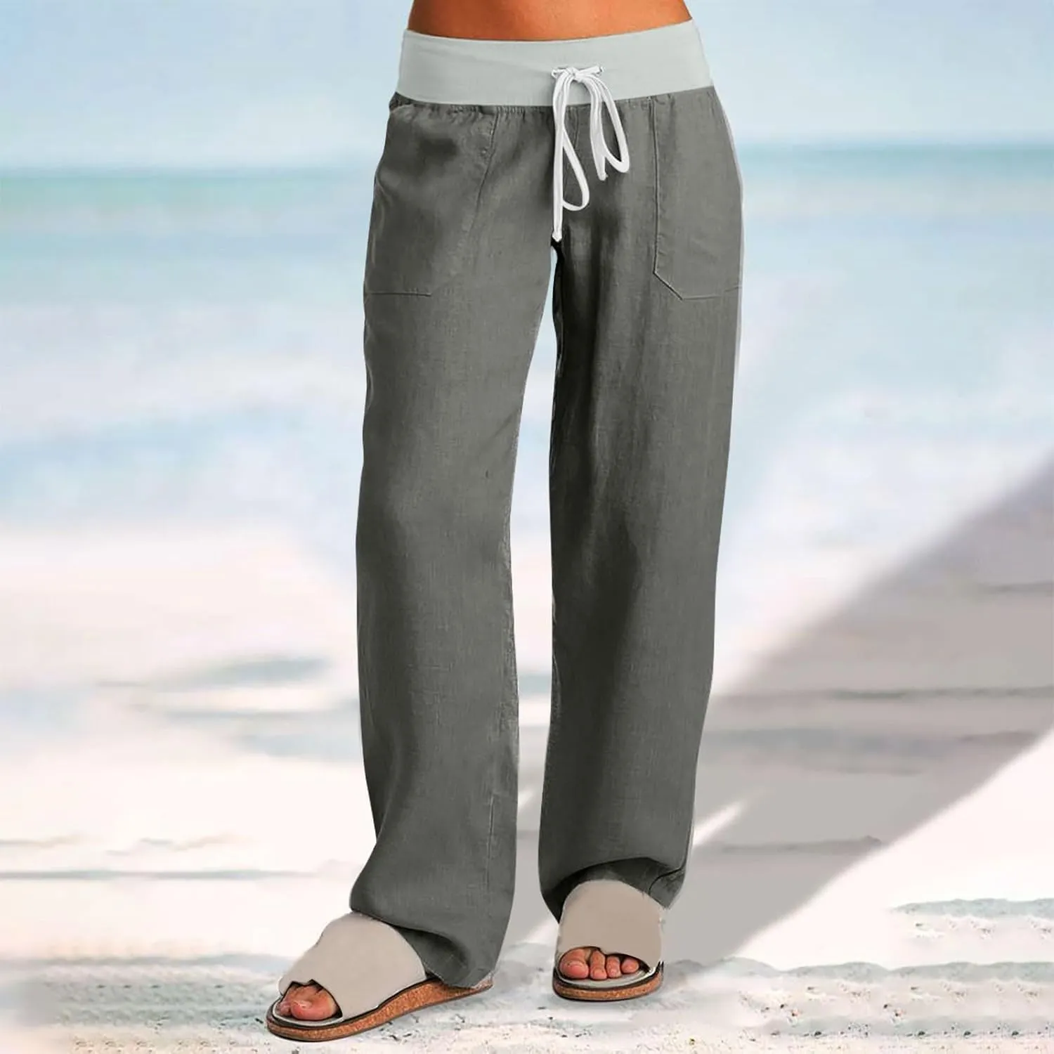 Parachute Joggers Jeans Sagging Loose Slim Waist Straight Pants Women's Casual Jeans Joggers for Women Fall Pants