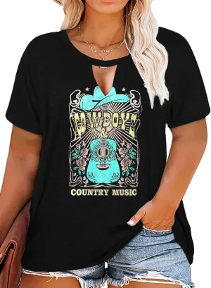 Plus Size Smooth As Tennessee Whiskey Sweet As Strawberry Wine Shirt Womens V-Neck T Shirts Country Music Short Sleeve Tees