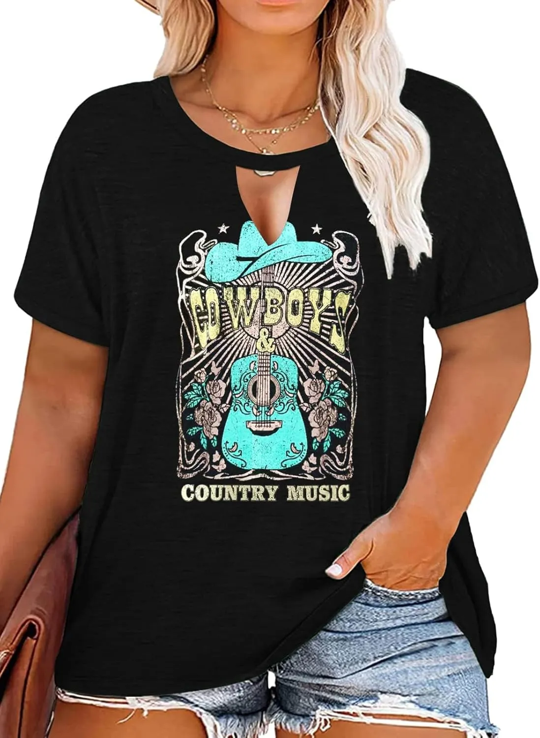 Plus Size Smooth As Tennessee Whiskey Sweet As Strawberry Wine Shirt Womens V-Neck T Shirts Country Music Short Sleeve Tees