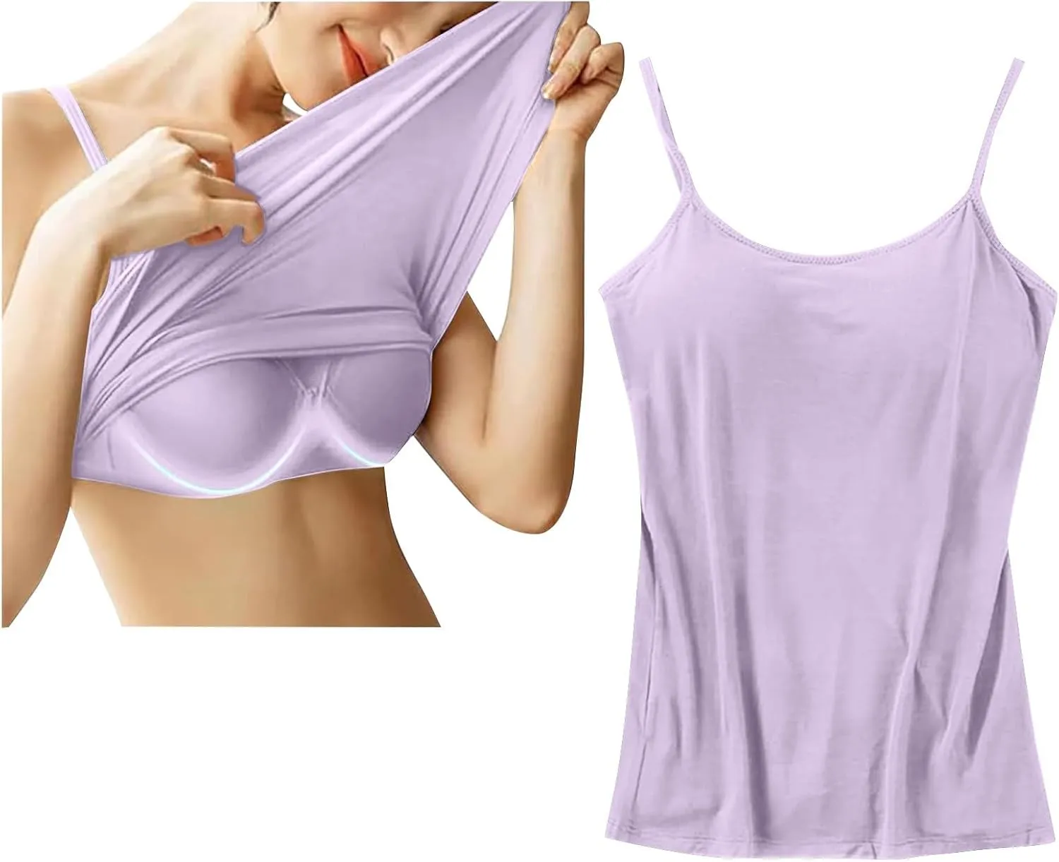 Plus Size Tank Top with Built in Bra for Women Athletic Sleeveless Workout Tops Summer Basic Yoga Camisole