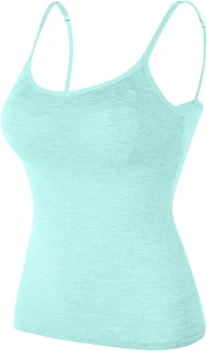 Plus Size Tank Top with Built in Bra for Women Athletic Sleeveless Workout Tops Summer Basic Yoga Camisole
