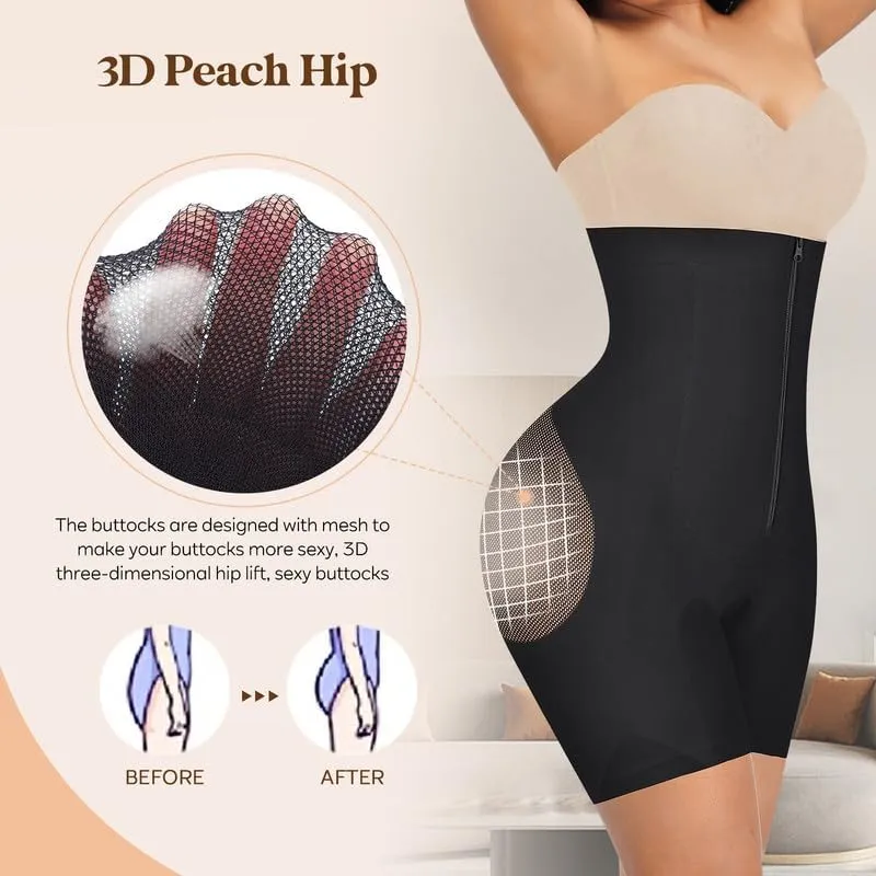 Popilush Shapewear Shorts Colombianas Postpartum Shaping Girdles Tummy Control Butt Lifter Body Shaper