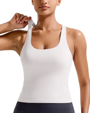 RUNNING GIRL Sports Bras for Women, Racerback Tank Tops with Built in Bras Activewear Yoga Workout Tops for Women