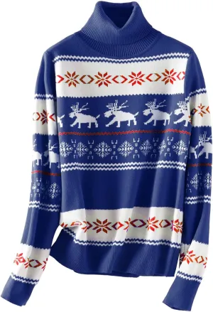 SANGTREE Women's Soft Turtleneck Sweater