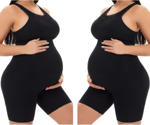Seamless Maternity Shapewear, Prevent Thigh Chaffing, Pregnancy Belly Support, S-5XL