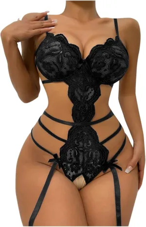 Sexy Lingerie for Women Naughty Outfits Teddy Lingerie Bodysuit One Piece Babydoll Underwire