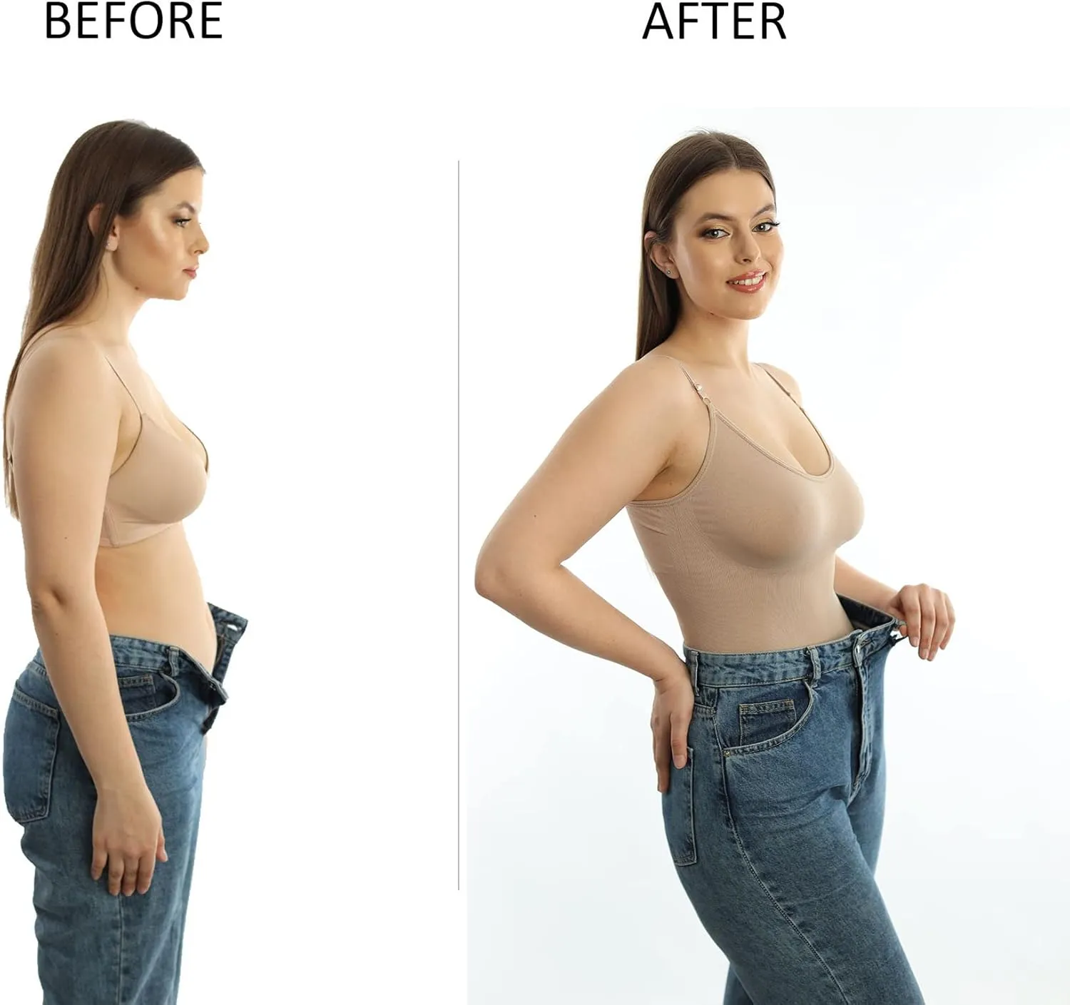 Shapewear Bodysuit for Women Tummy Control Bodyshaper Waist Slimming Body Sculpting Butt Lifter Tank Top Shapewear