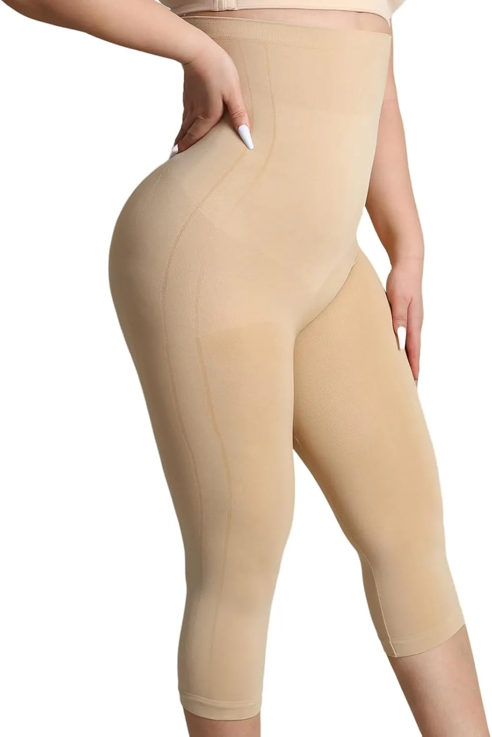 Shapewear Leggings for Women Tummy Control High Waisted Seamless Body Shaper Butt Lift Thigh Slimmer
