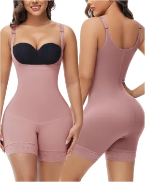 SHAPSHE Fajas Colombianas Shapewear for Women Tummy Control Seamless Postpartum Open Bust Body Shaper Butt Lifting