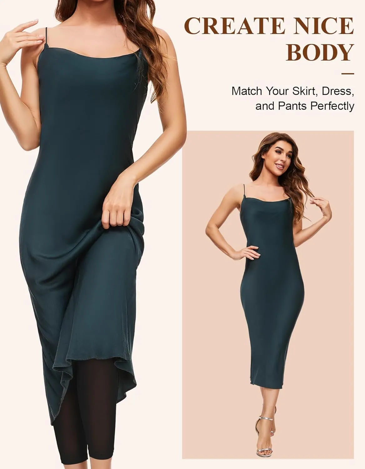 SIMIYA Shapewear Tummy Control Body Shaper for Women Compression Waist Trainer Girdle Thigh Slimmer Butt Lifting Shapewear