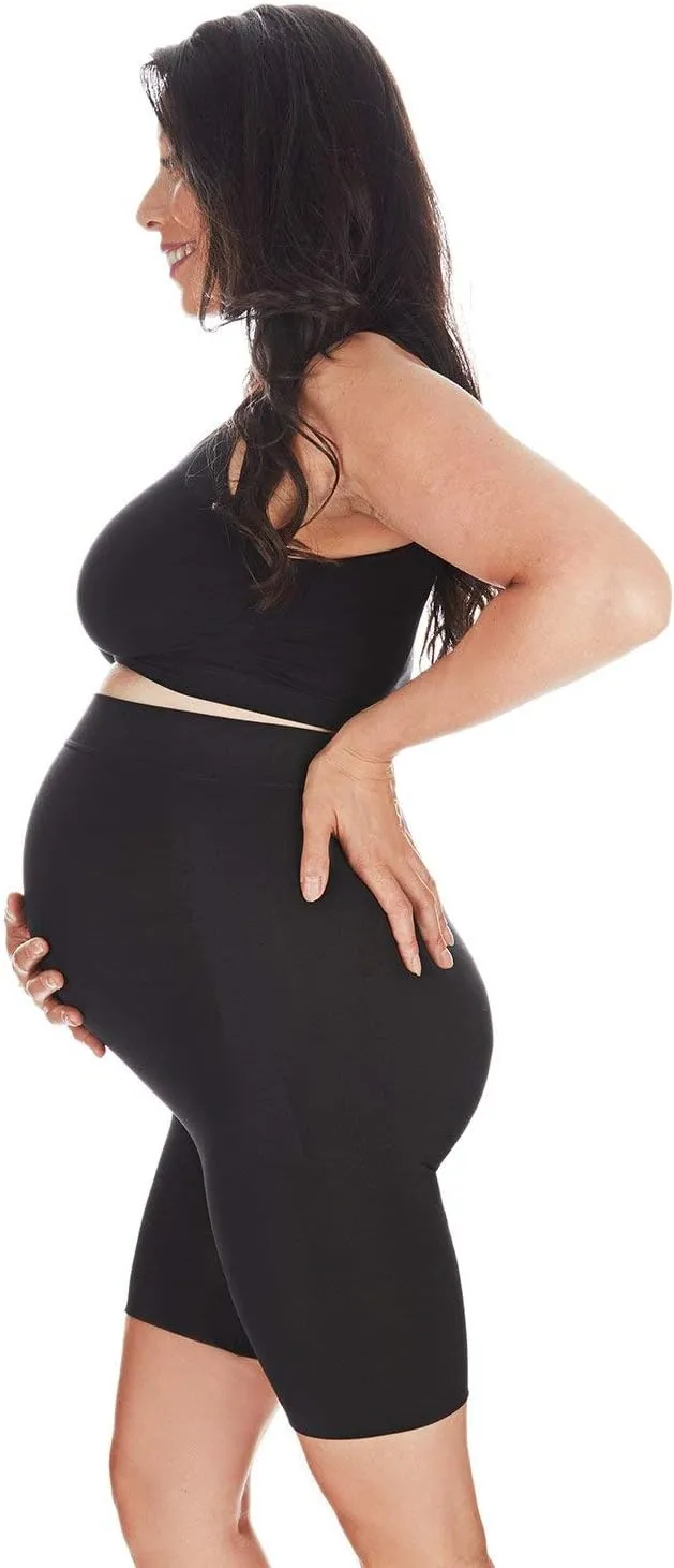 SlimMe High Waisted Maternity Shapewear, Maternity Thigh Shapewear, Flexible and Comfortable Support - Sizes Small to X-Large