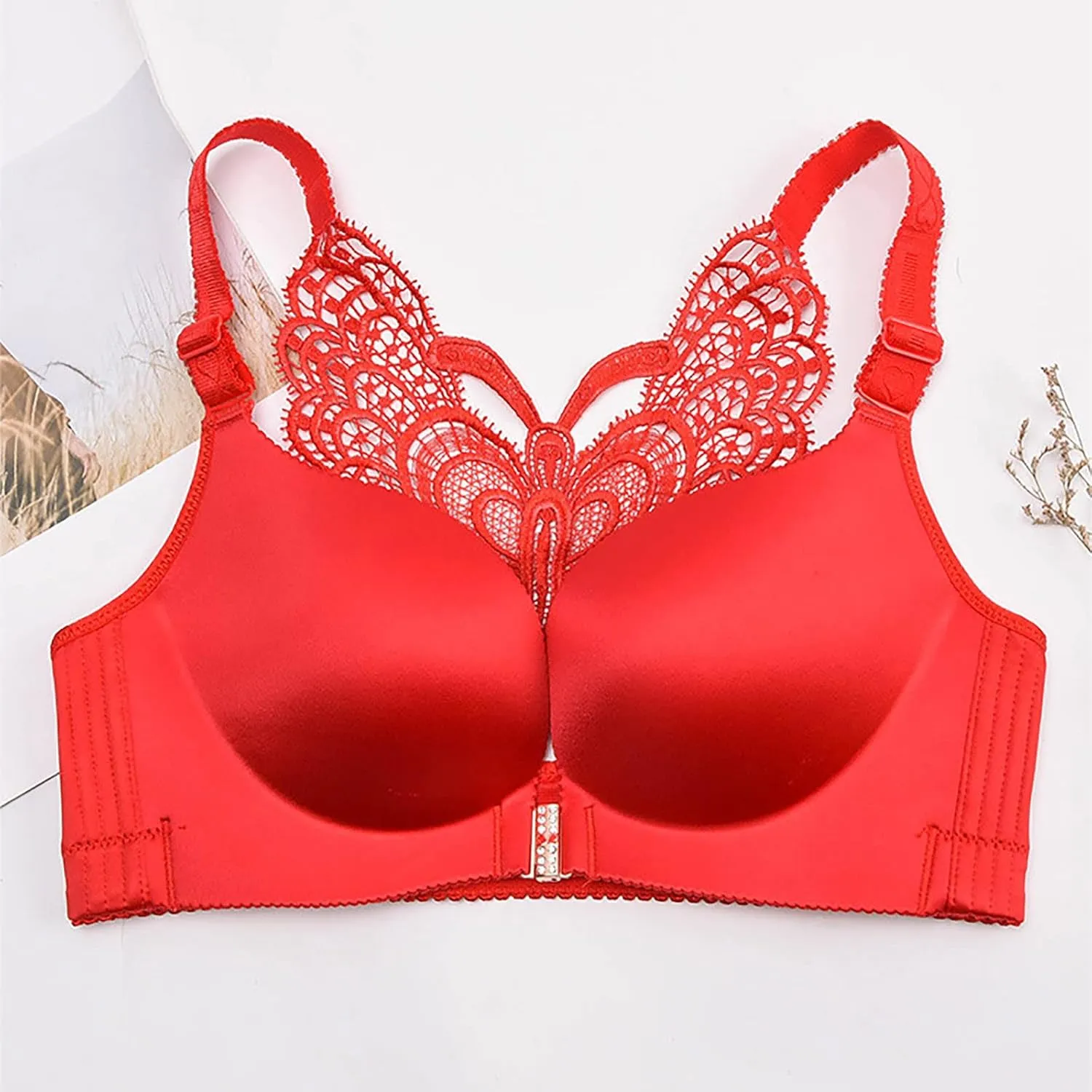 Strapless Bra Push Up Front Closure Backless Strapless Bra Butterfly Backless Seamless Bra Push Up Bra Strapless