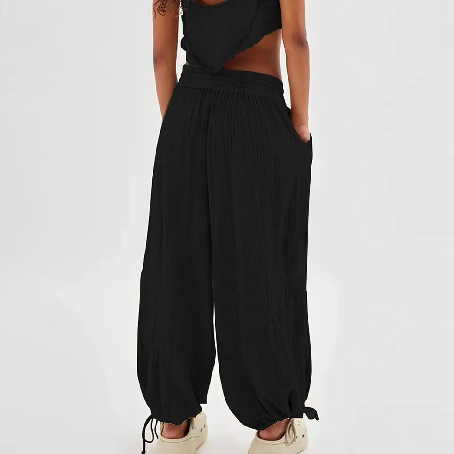 Sweatpants Women Baggy 2024 Pants Workout High Waisted Yoga Pants with Pockets Black Jogger Women Women Pants 2024