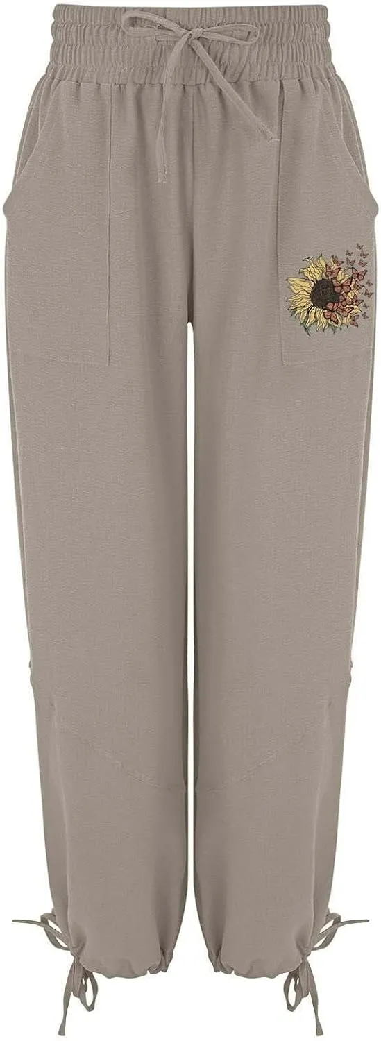 Sweatpants Women Baggy 2024 Pants Workout High Waisted Yoga Pants with Pockets Black Jogger Women Women Pants 2024