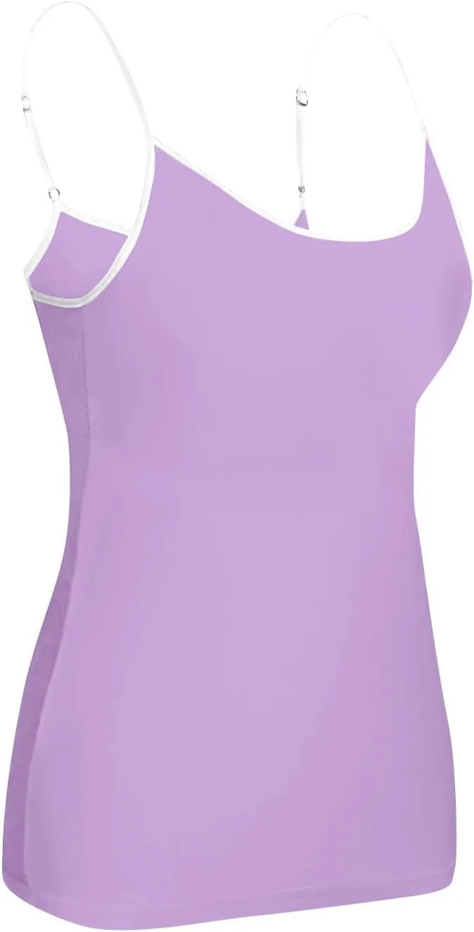 Tank Top for Women 2025 Summer Casual Basic Sleeveless Camisole Tops with Built in Bra Womens Undershirts