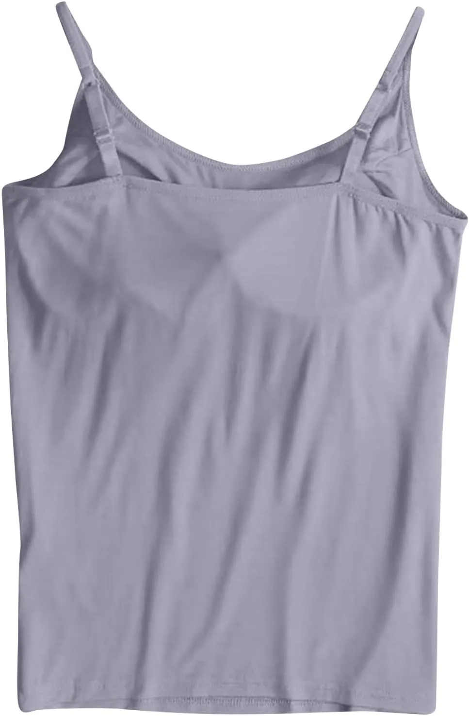 Tank Top for Women 2025 Summer Casual Basic Sleeveless Camisole Tops with Built in Bra Womens Undershirts