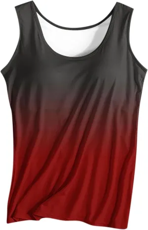 Tank Top with Built in Bra for Women Summer Lightweight Sleeveless Shirts Casual Basic Camisole Undershirts