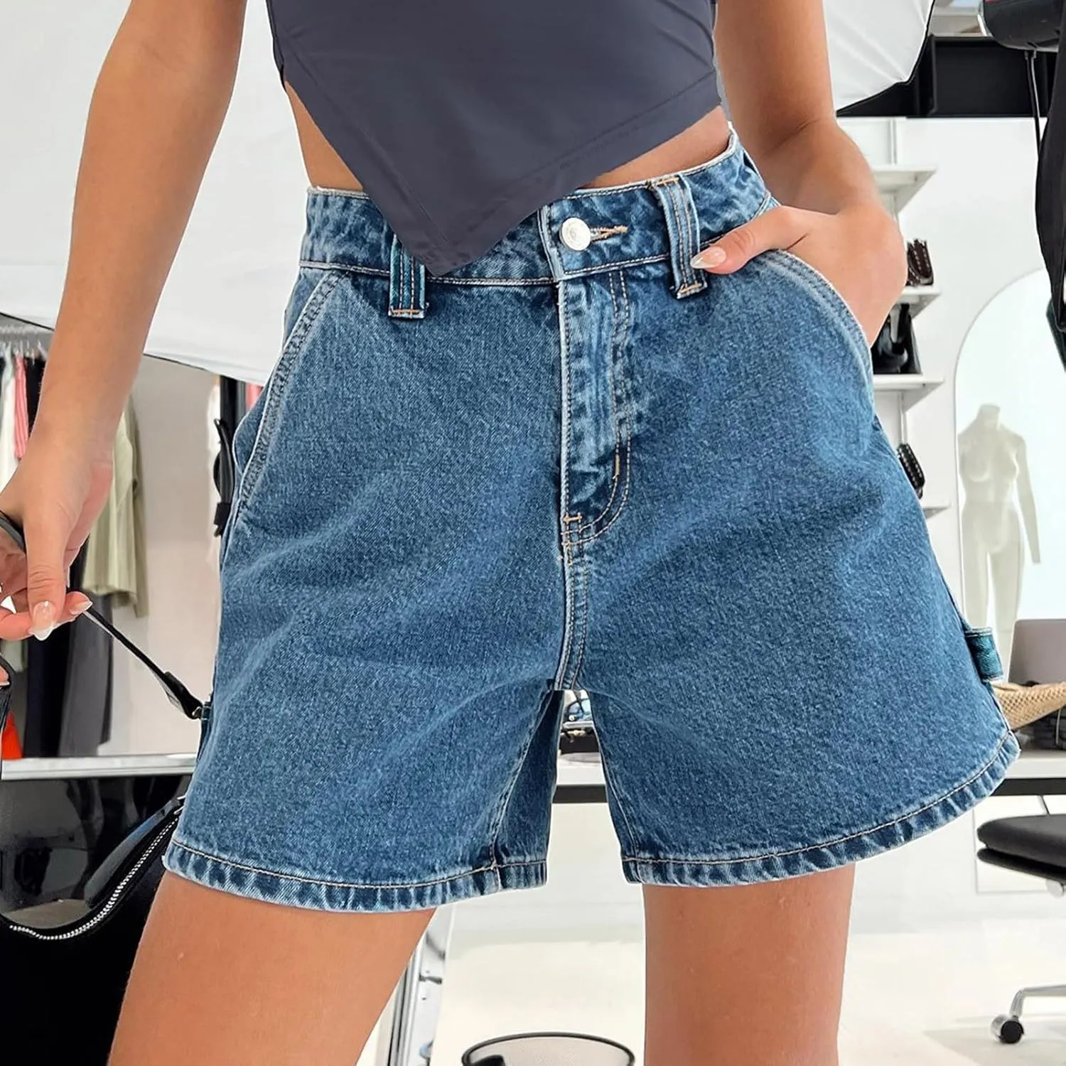 Waist Slim Pants Pants High Summer Shorts Women Jeans Hole Sexy Pants Swim Shorts for Women