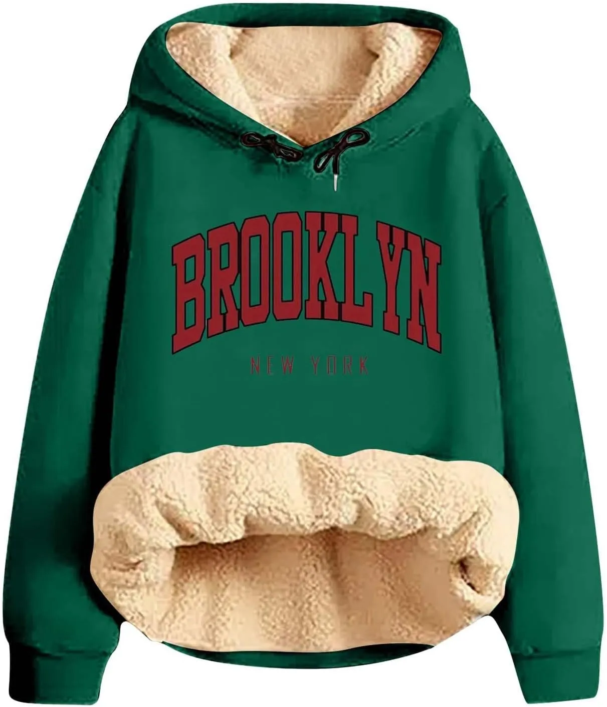 Women Fleece Sweatsuit 2 Piece Outfit Lightweight Fleece Outfit Soft Long Pullover Lounge Jogger Set Y2K Outfits 2024