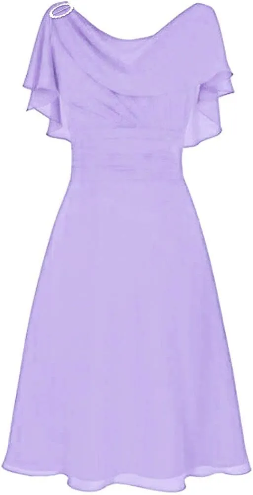 Women Formal Wedding Bridesmaid Dress Plus Size High-Waist Party Ball Prom Gown Cocktail Dresses