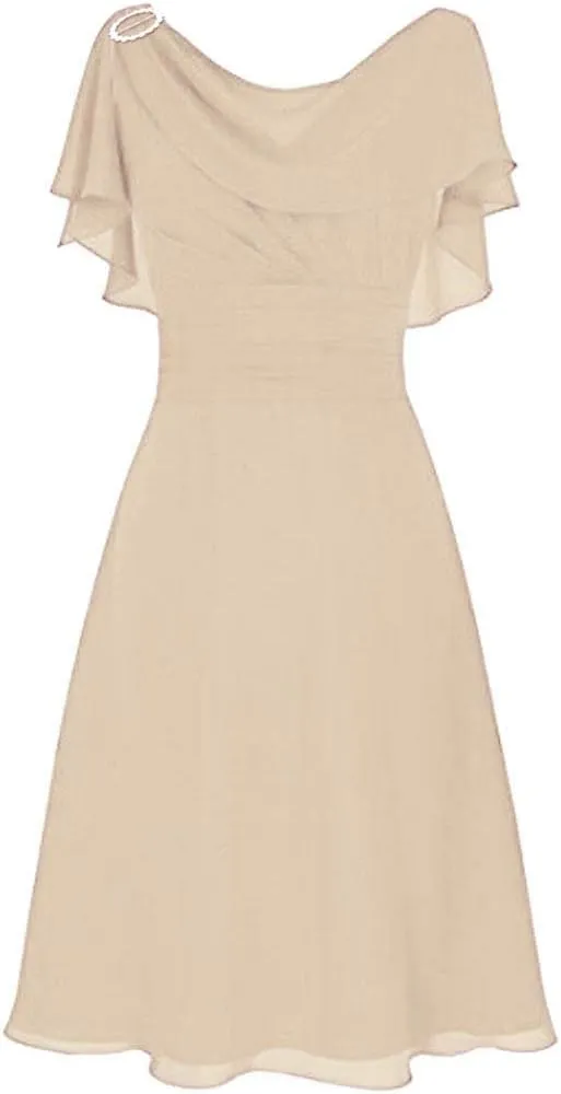 Women Formal Wedding Bridesmaid Dress Plus Size High-Waist Party Ball Prom Gown Cocktail Dresses