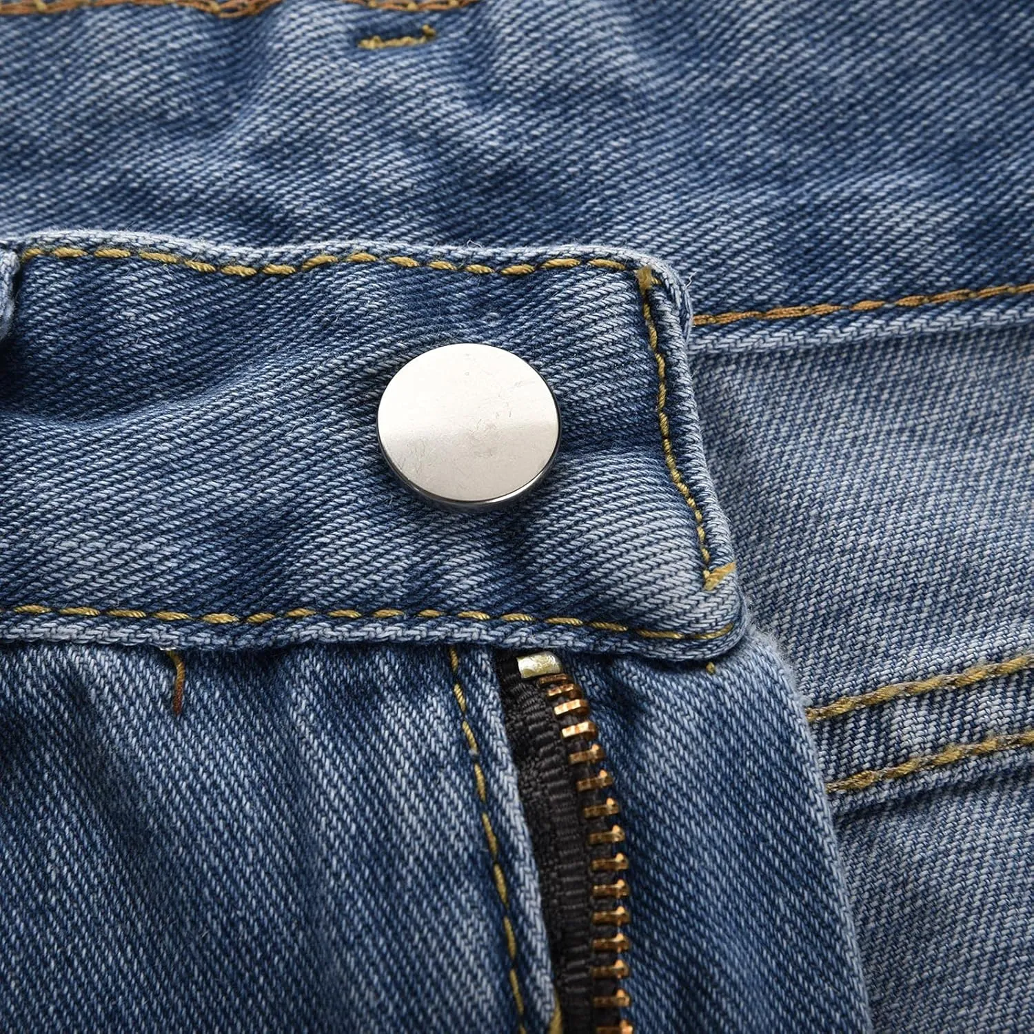 Women Jean Shorts 2025 Summer High Waisted Stretchy Distressed Denim Shorts Ripped Frayed Raw Hem Casual Hot Shorts