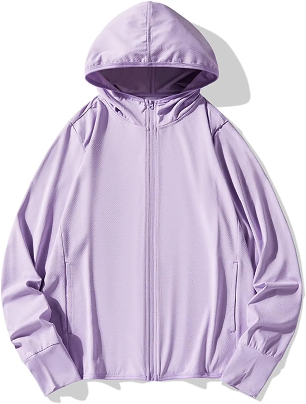 Women UPF 50  UV Sun Protection Jacket Soft Smooth Fast Dry Running Shirts Rash Guard Shirt Hooded with Pockets