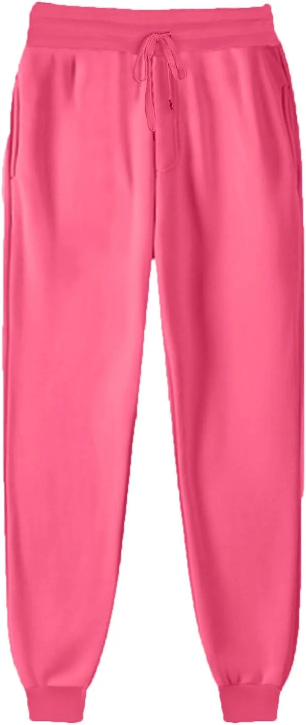 Womens Baggy Lounge Workout Cotton Sweatpants,Women’s Soft Running Modest Outfits,Drawstring Soft Sports Trousers