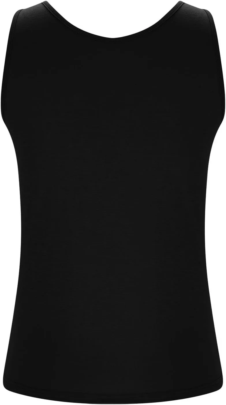 Womens Plus Size Tank Tops with Built in Bra Padded Camisole Shelf Bra Workout Yoga Shirt Casual Basic Undershirt