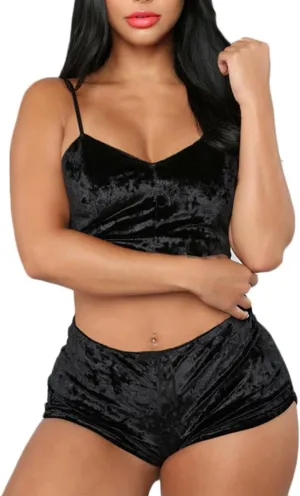 Women's Sexy Pajama Sets Soft Sleeveless Top and Shorts Sleepwear Pjs Lounge Set Pajama Nightwear, S-3XL