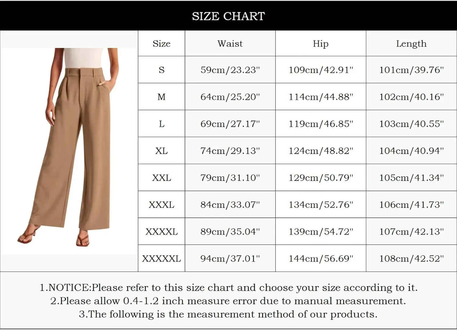 Women's Wide Leg Sweatpants Winter Fit Sports Slacks with Pockets Fleece Lined Water Resistant