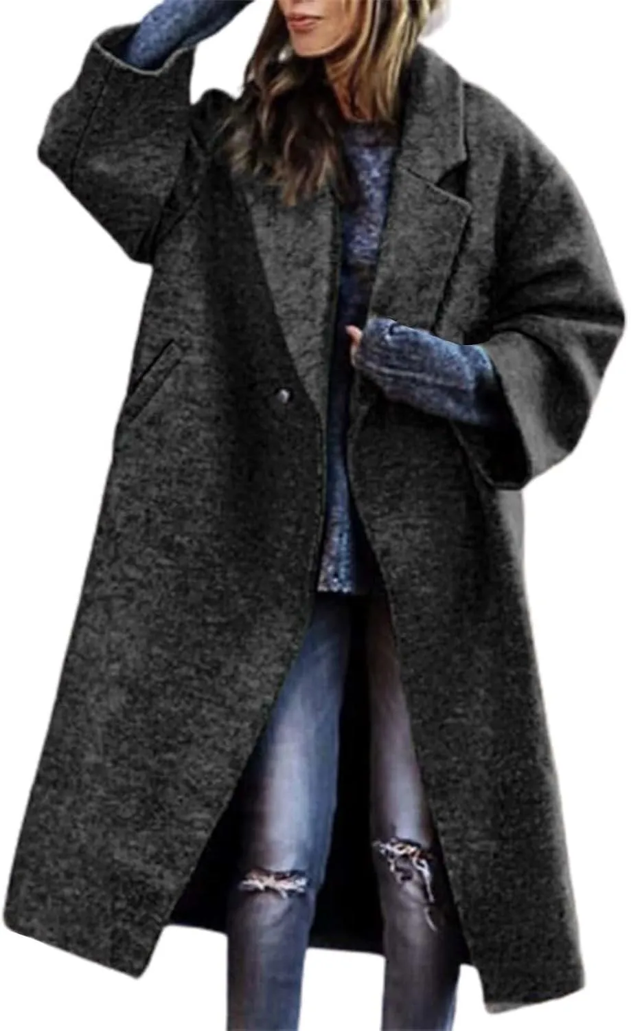 Women's Winter Coats Blouse Thin Coat Trench Long Jacket Ladies Slim Long Belt Elegant Trench Coat for Women 2023