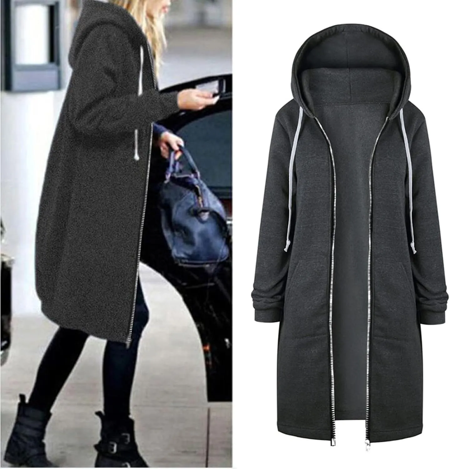 Women's Winter Coats Blouse Thin Coat Trench Long Jacket Ladies Slim Long Belt Elegant Trench Coat for Women 2023