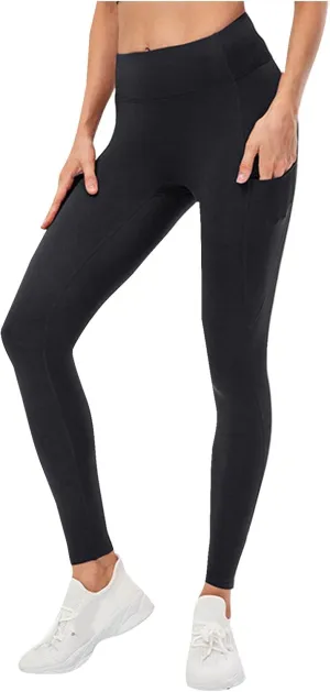 Wool Lined High Waist for Women Winter Thermal Thick Running Tights Soft & Slim Soft Yoga Pants