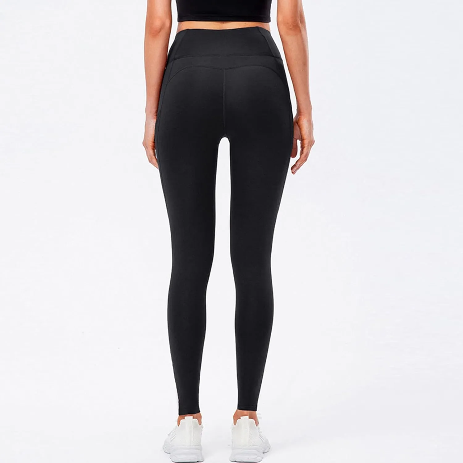 Wool Lined High Waist for Women Winter Thermal Thick Running Tights Soft & Slim Soft Yoga Pants