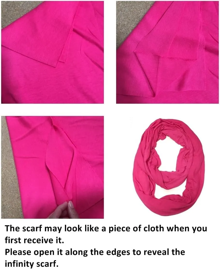 Wrapables Soft Jersey Knit Infinity Scarf