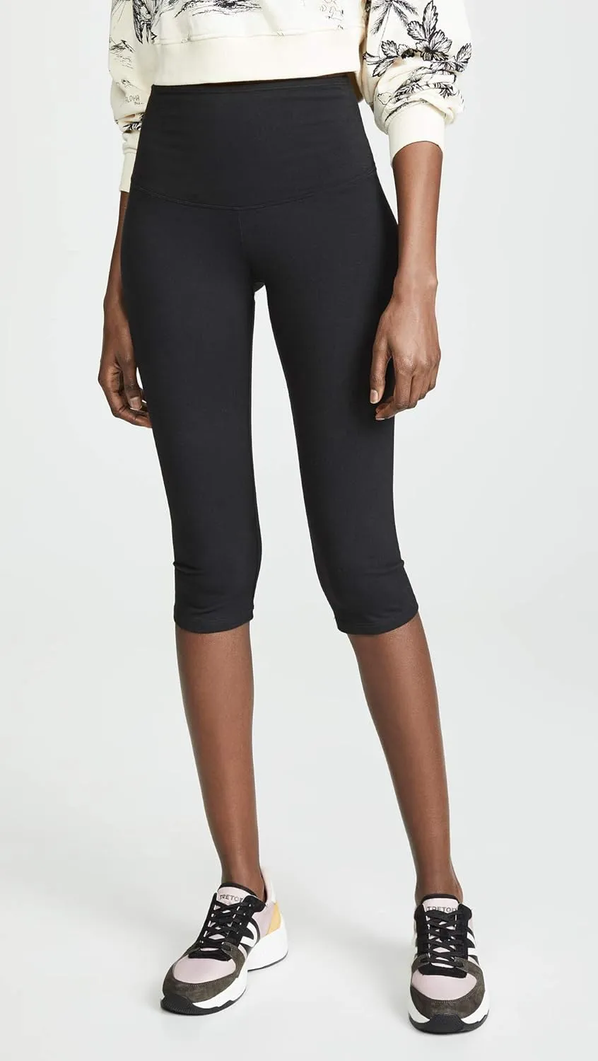 Yummie Women's Talia Capri Cotton Stretch Shapewear Legging
