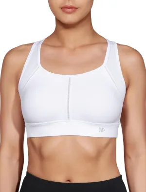 Yvette Yoga Bras Carving Series Racerback Sports Bras for Women Breathable and Soft Low Impact Workout Tops